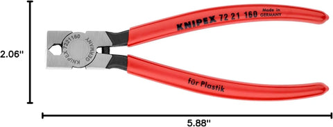 KNIPEX 72 21 160 85-Degree Angle Diagonal Flush Cutters