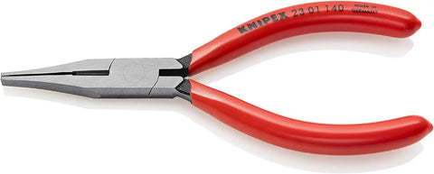 KNIPEX Tools - Flat Nose Pliers With Cutter (2301140), 5.5