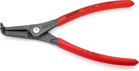KNIPEX - 46 21 A31 Tools - Precision Circlip Pliers, External, 90 Degree Angled, 1 37/64"-3 15/16" Shaft Dia. (4921A31), 8.50