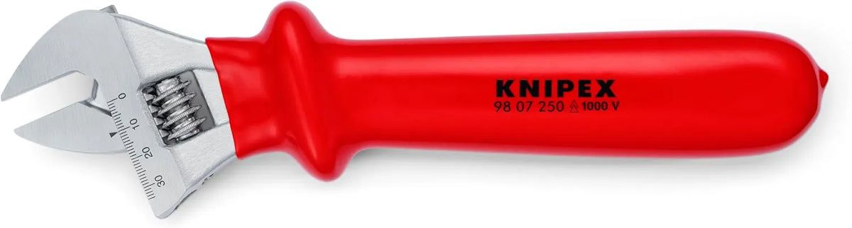 KNIPEX 98 07 250 1,000V Insulated Adjustable Wrench