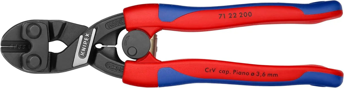 KNIPEX 7122200 Comfort Grip Angled High Leverage Cobolt Cut