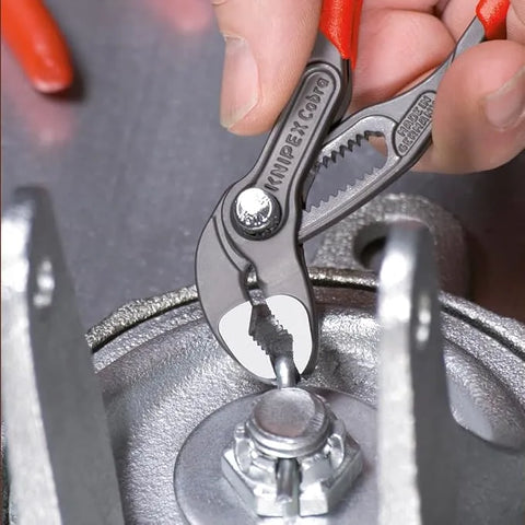 KNIPEX Tools 00 20 72 V06 2 Pc Mini Pliers in Belt Pouch - Cobra® and Needle-Nose