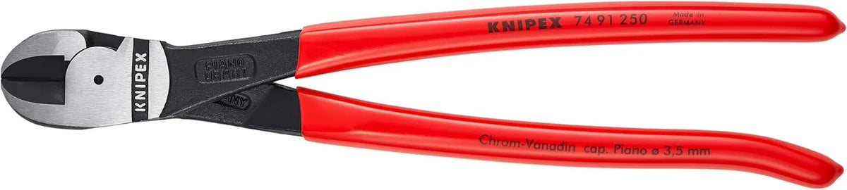 KNIPEX Tools - High Leverage Center Cutters (7491250), 10 inches