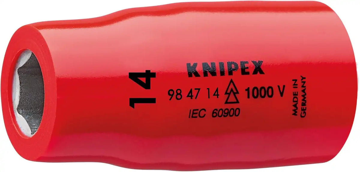 KNIPEX 98 47 14 1/2 14 Mm 1,000V Insulated Hex Socket