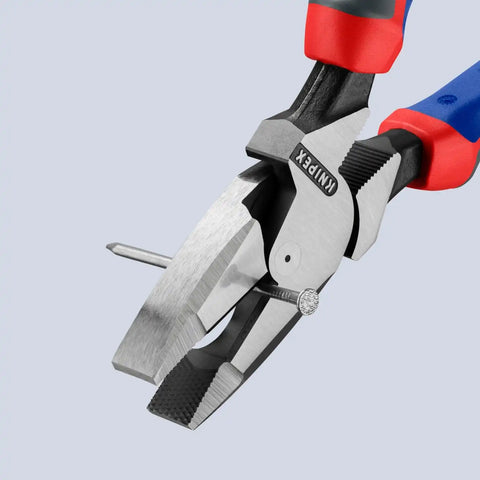 KNIPEX Tools - High Leverage Lineman's, New England Head, Multi-Component (902240), 9-1/4 inches