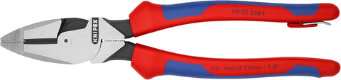 Knipex Tools 09 02 240 T BKA 9 1/4" Ultra-High Leverage Lineman's Pliers with Tether Attachment