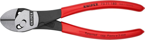 KNIPEX - 73 71 180 Knipex Tools LP - 7371180 TwinForce High Performance Leverage Diagonal Cutter with Dipped Handle, Red
