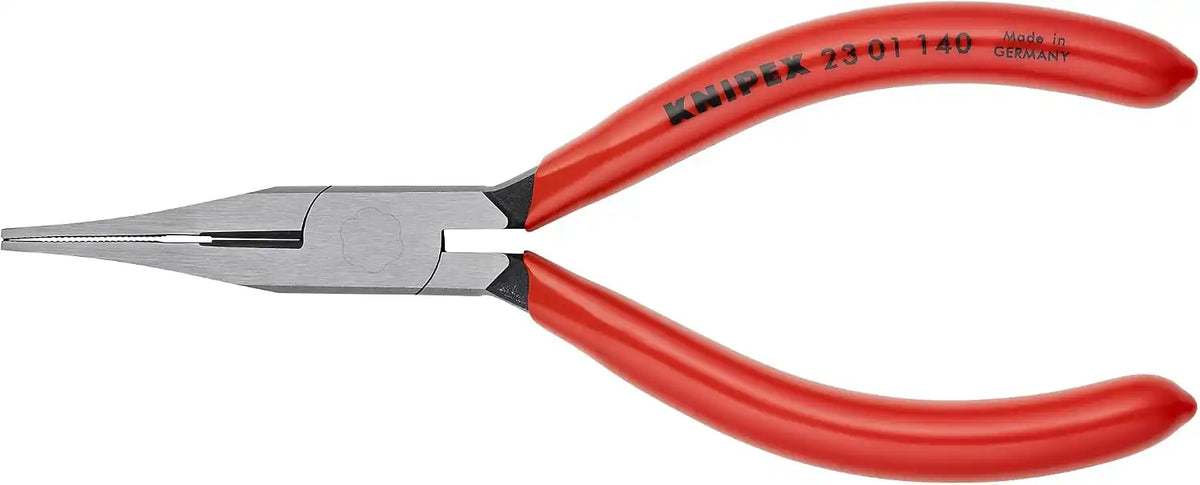 KNIPEX Tools - Flat Nose Pliers With Cutter (2301140), 5.5