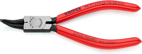 KNIPEX - 44 31 J12 Tools - Circlip Pliers, Internal, 45 Degree Angled, Forged Tip, 15/32"-1" Bore Dia. (4431J12)