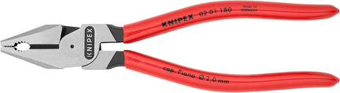KNIPEX Tools - High Leverage Combination Pliers (201180), 7.25