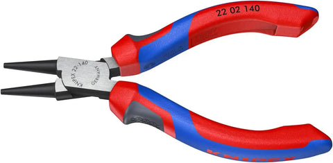 KNIPEX 22 02 140 Round Nose Pliers, Comfort Grip Handles 5.5-Inch
