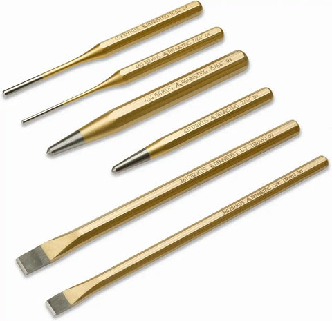 Rennsteig 9R 400 006 6 Pc Punch and Chisel Set