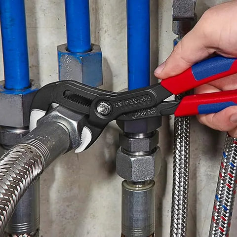 KNIPEX - Cobra Water Pump Pliers, Multi-Component (87 02 250),10 inches
