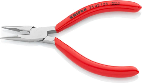 KNIPEX 25 03 125 Long Nose Pliers with Cutter-Comfort Grip