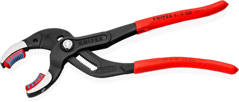 KNIPEX 81 11 250 Pipe Gripping Pliers With Replaceable Plastic Jaws