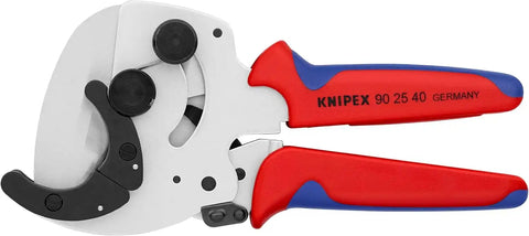 KNIPEX Tools - PVC Pipe Cutter, Chrome, Multi-Component (902540)