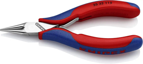 KNIPEX Electronics Pliers-Round Tips, Black