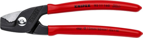 KNIPEX Tools 95 11 160 StepCut Cable Shears, 6.25-Inch