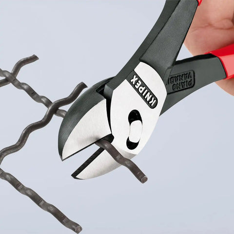KNIPEX - 73 71 180 Knipex Tools LP - 7371180 TwinForce High Performance Leverage Diagonal Cutter with Dipped Handle, Red