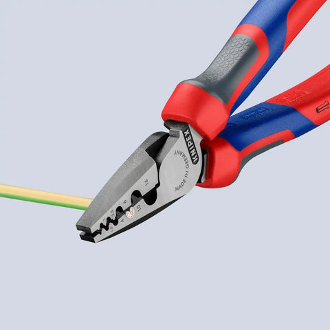 KNIPEX 97 72 180 Comfort Grip Crimping Pliers For Cable Links | bike-hand-tools