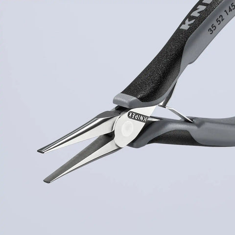 KNIPEX Tools 35 52 145 ESD Electronics Pliers-Flat Tips, ESD Handles, 5-3/4"