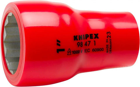 KNIPEX 98 47 1 1/2 1 1,000V Insulated Hex Socket