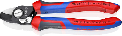 KNIPEX - 95 22 165 Tools - Cable Shears, Spring, Multi-Component (9522165)