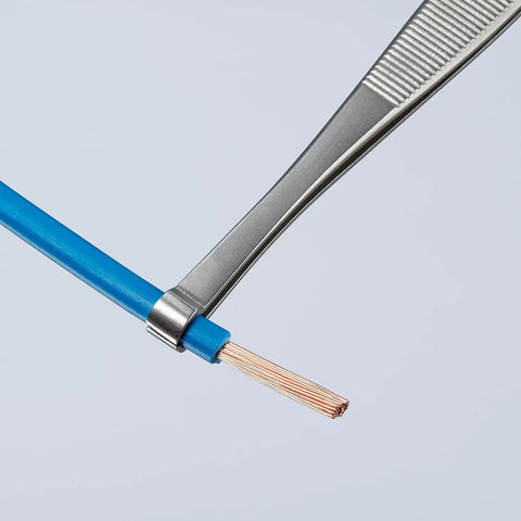 KNIPEX Tools 92 11 03 Stainless Steel Positioning Tweezers, 4-3/4"