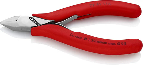 Knipex Tools 77 41 115 Electronics Diagonal Cutting Nippers, 4.5"