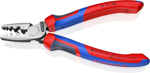KNIPEX 97 72 180 Comfort Grip Crimping Pliers For Cable Links | bike-hand-tools