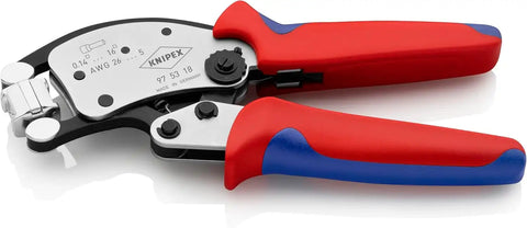 Knipex Tools 97 53 18 Self-Adjusting Crimping Pliers