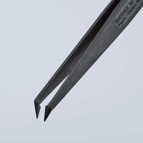 KNIPEX Tools 92 09 03 ESD Plastic Gripping Tweezers-Pointed Tips-ESD, 4-1/2"