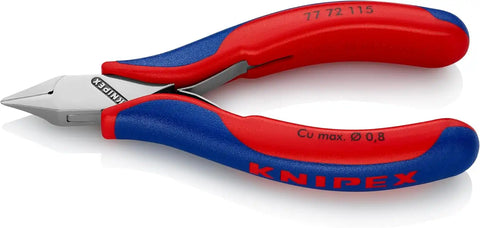 KNIPEX 77 72 115 Electronics Diagonal Cutter Comfort Grip