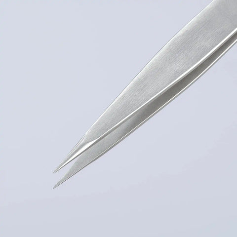 KNIPEX Tweezers, Anti-Mag, Needle, Straight, 4-3/4 (922206)