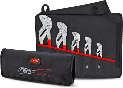 KNIPEX Tools 00 19 55 S4 Pliers Wrench 5Piece Set with Tool Pouch