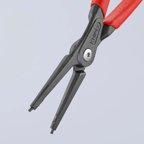 KNIPEX External Precision Snap Ring Pliers,Red and Silver