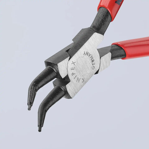 KNIPEX - 44 31 J12 Tools - Circlip Pliers, Internal, 45 Degree Angled, Forged Tip, 15/32"-1" Bore Dia. (4431J12)