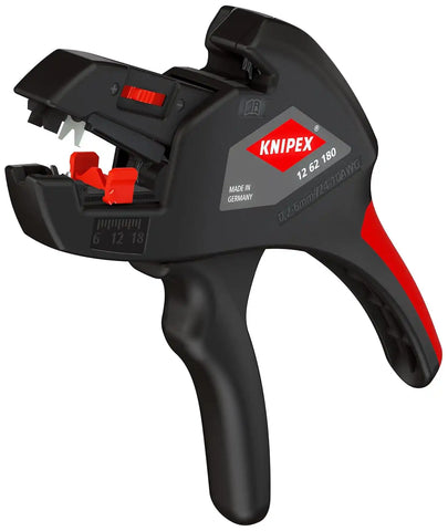 KNIPEX Tools 12 62 180 SBA ComStrip Automatic Wire Stripper 10-24 AWG, 7-1/4"