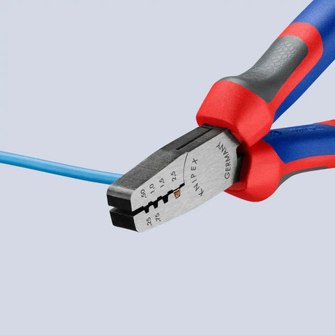 KNIPEX 97 62 145 A Comfort Grip Crimping Pliers For Cable Links