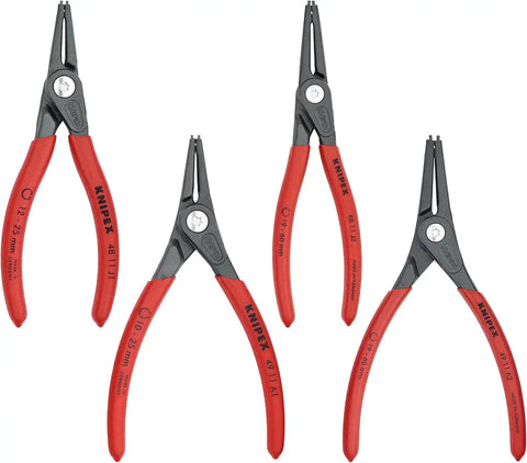 KNIPEX 00 20 03 SB 4 Piece Precision Circlip Snap-Ring Pliers Set