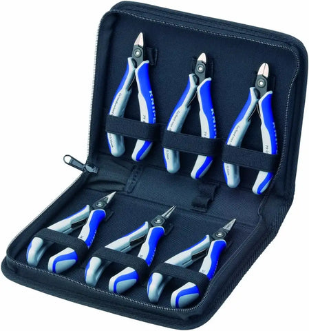 KNIPEX 00 20 16 P 6-Piece Electronic Pliers Set