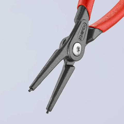 KNIPEX - 49 11 A2 Tools - Precision Circlip Pliers, External, Straight, 3/4-2 23/64" Shaft Dia. (4911A2)