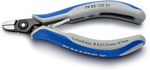 KNIPEX 79 02 125 S1 Aviation Round Nose Diagonal Cutters Comfort Grip