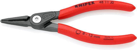 KNIPEX - 48 11 J0 Tools - Precision Circlip Pliers, Internal, Straight, 5/16"-1/2" Bore Dia. (4811J0)