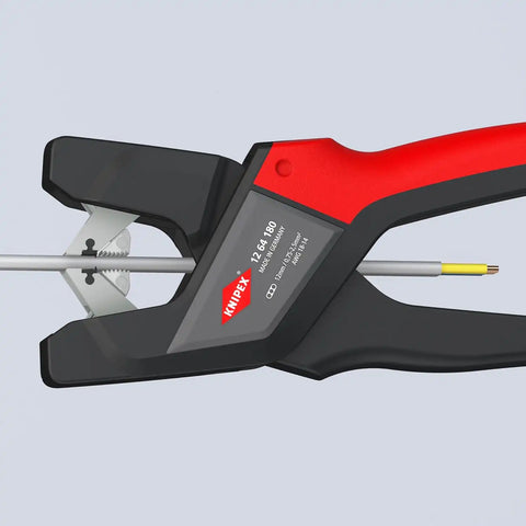 KNIPEX Tools 12 64 180 SBA Automatic Flat Cable Stripper 14-18 AWG, 7-1/4"