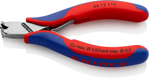 KNIPEX Tools 64 12 115 Electronics End Cutting Nippers, 4.5-Inch