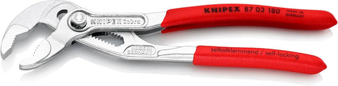 KNIPEX - 87 03 180 Tools - Cobra Water Pump Pliers, Chrome (8703180)