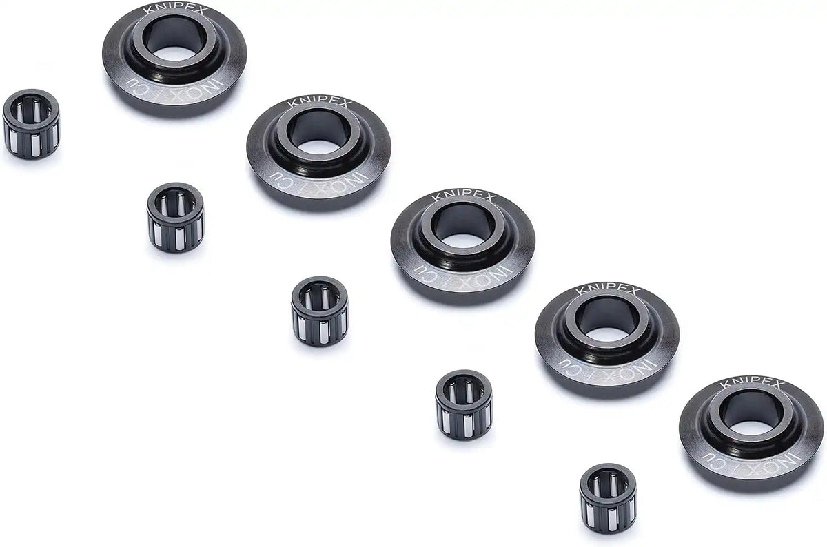 KNIPEX Tools 90 39 02 V03 Replacement Set of Five Cutting Wheels and Needle Bearings for 90 31 02 SBA and 90 31 03 BKA, 5-1/4"