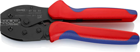 KNIPEX 20-7 AWG Knipex PreciForce Crimping Pliers, Plastic Grips - 975233