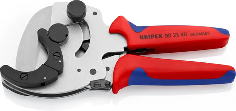KNIPEX Tools - PVC Pipe Cutter, Chrome, Multi-Component (902540)